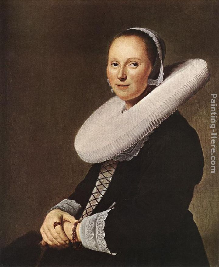 Portrait of a Woman painting - Johannes Cornelisz. Verspronck Portrait of a Woman art painting